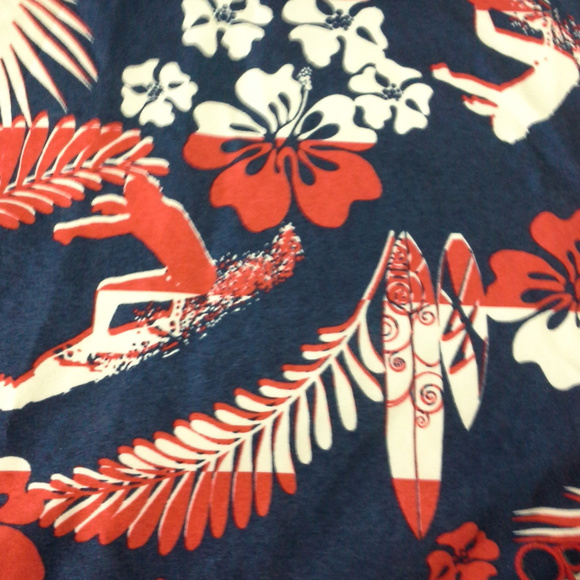 Op boys swim trunks 2XL 18 Surfers Surfboad Red Bl - Picture 2 of 7